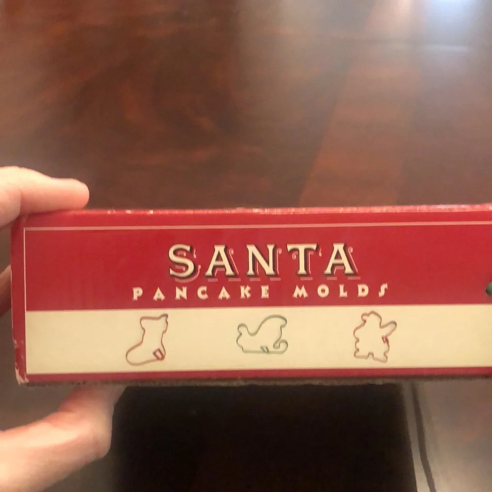 Williams-Sonoma l 3 Nonstick Christmas Pancake Molds Santa Sleigh Stocking